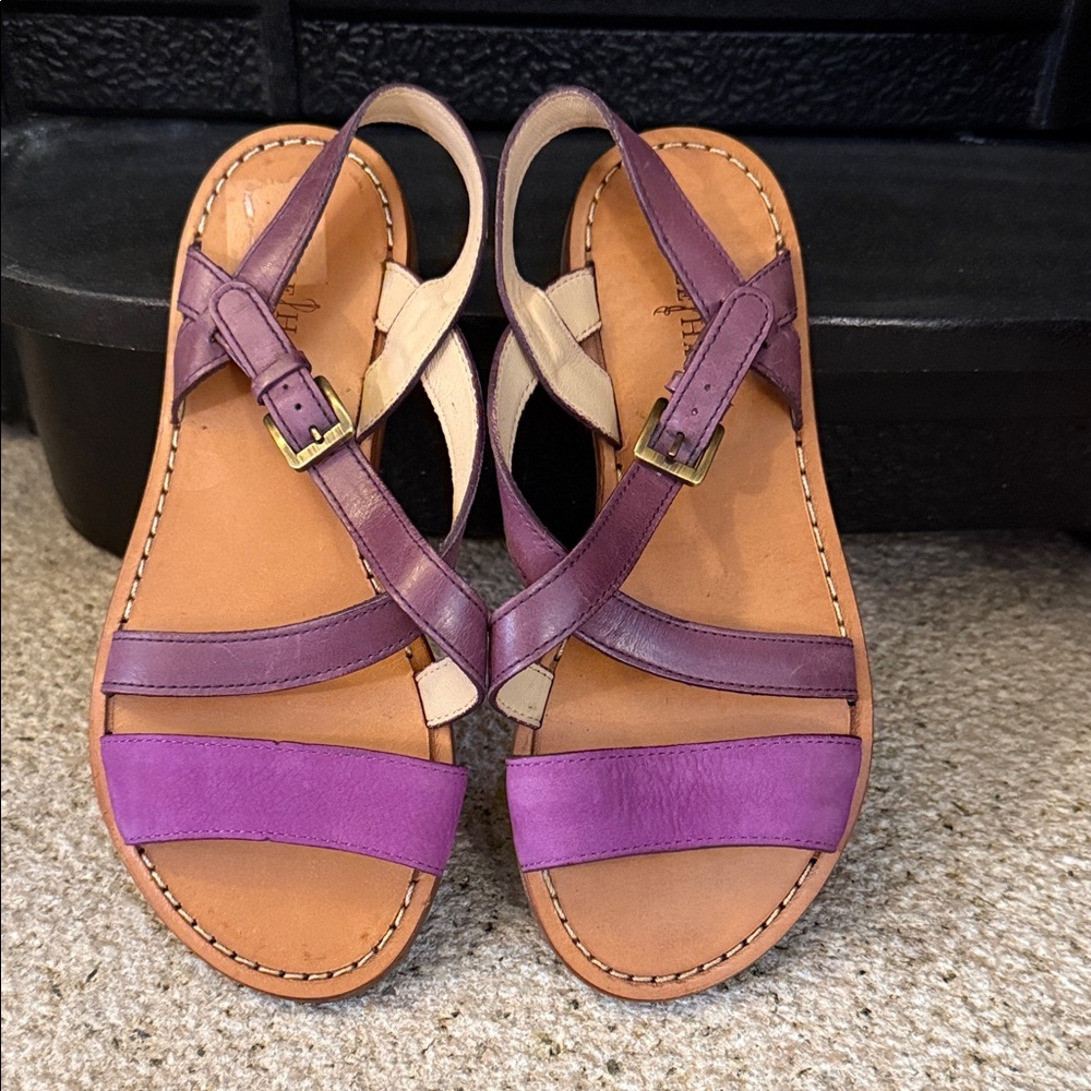 Cole‎ Haan Purple Strappy Sandals